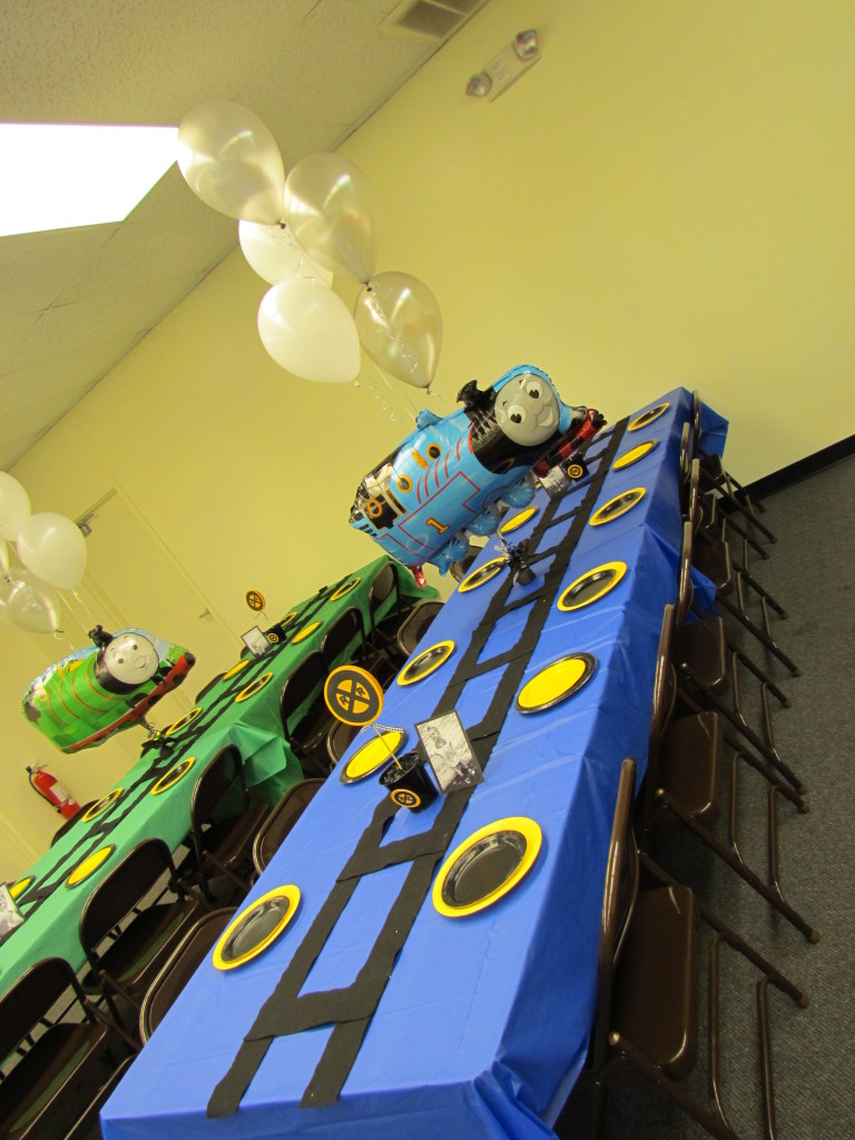 Choo Choo Arron Is Three A Thomas The Train Inspired Party