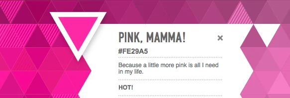 Own A Color Pink Mamma