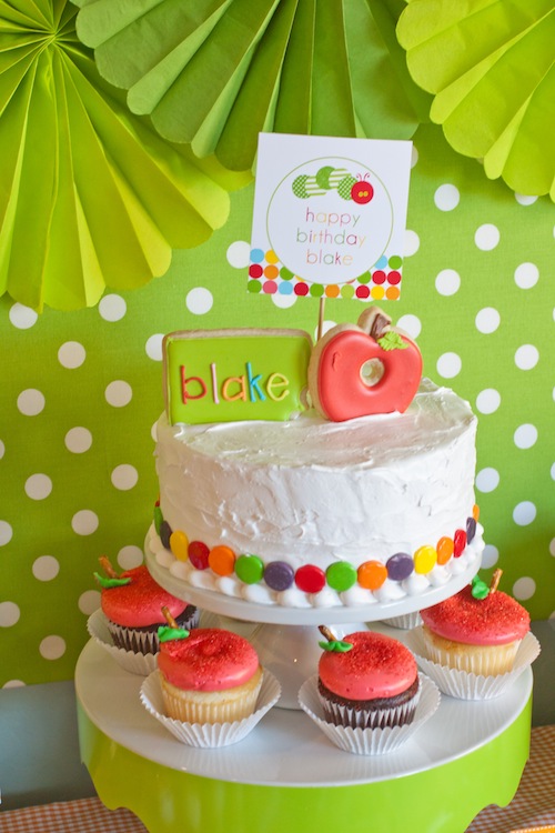 The Very Hungry Caterpillar Birthday Cake