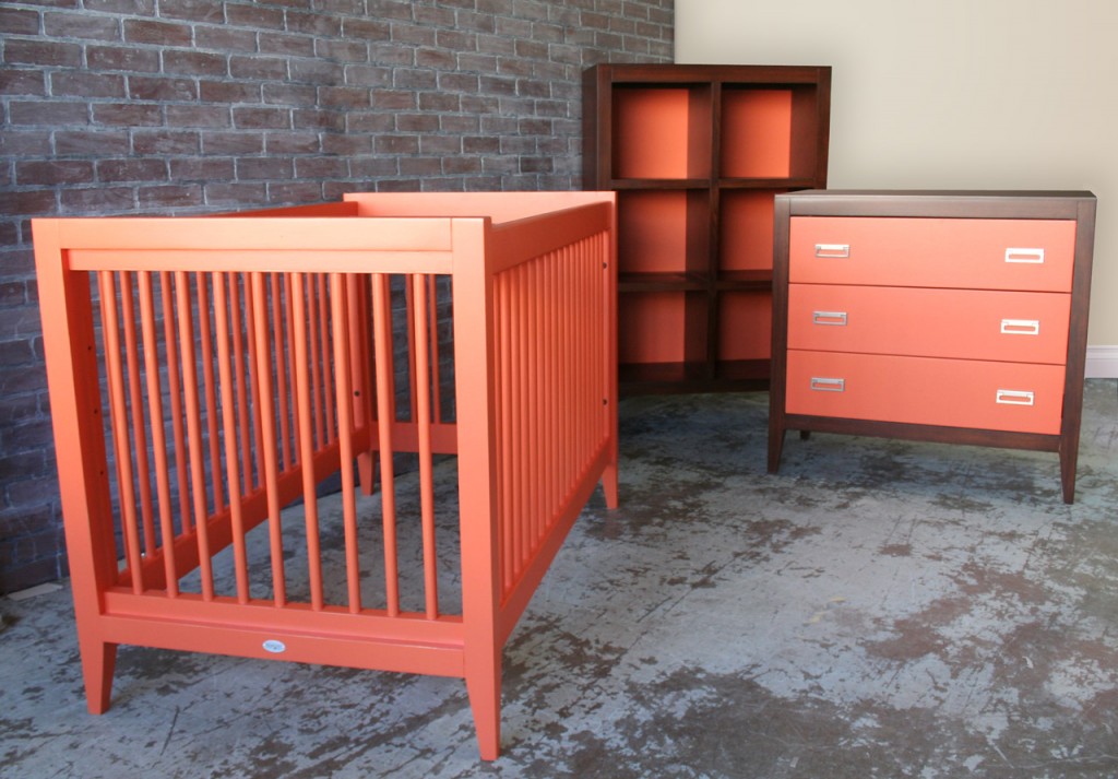 orange crib