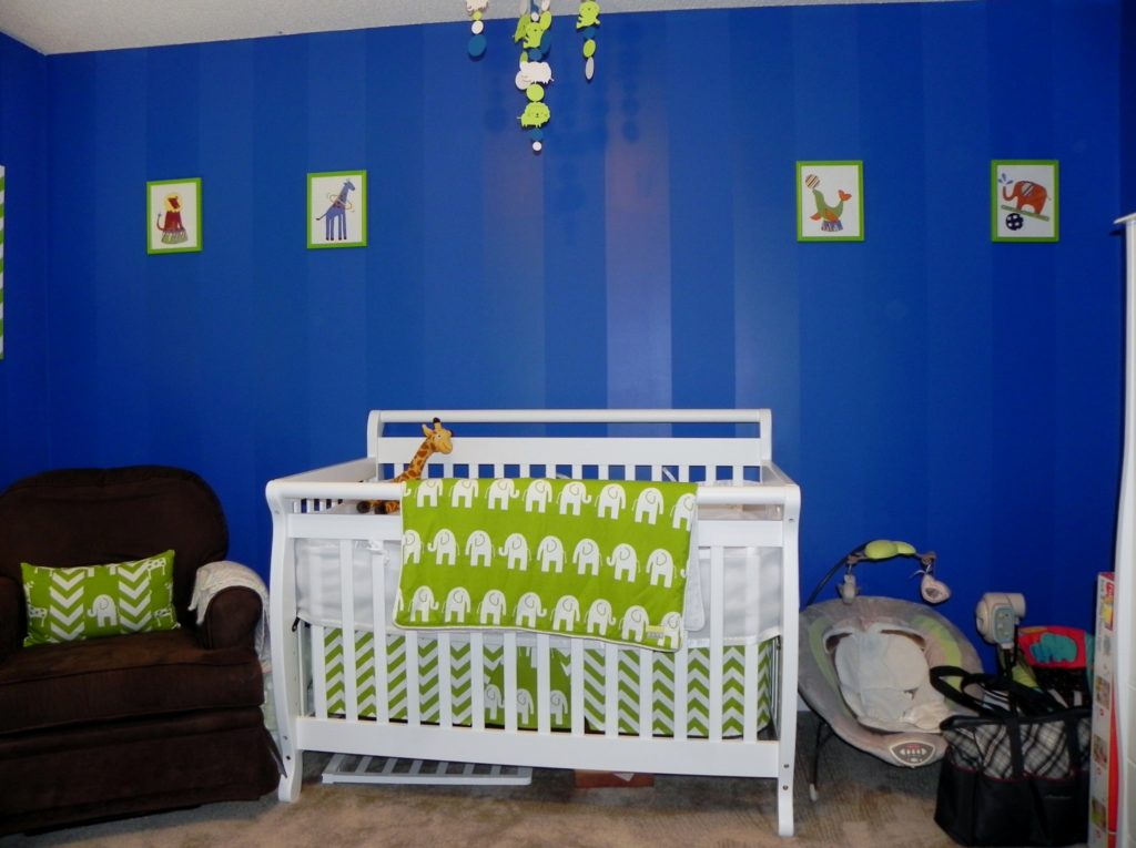 Bretton's Blue and Green Circus - Project Nursery