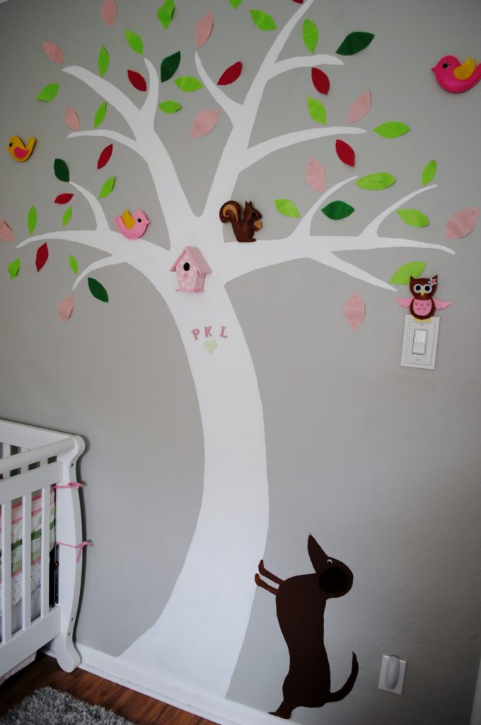 Gray And Pink Nursery With A Splash Of Green - Project Nursery