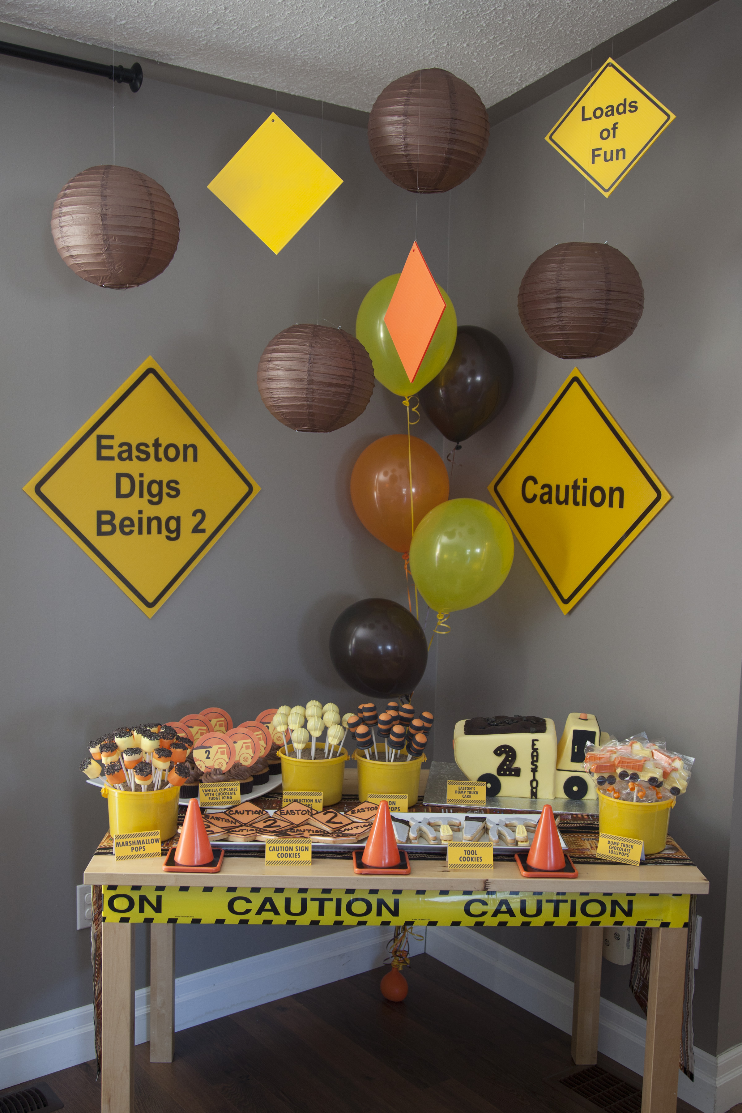 Construction Theme Birthday Party