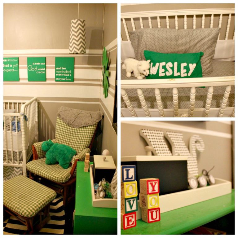 Wesley's Handmade Green Nursery - Project Nursery