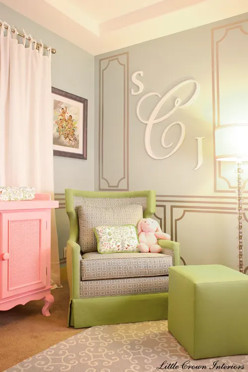 celebrity baby nursery by Little Crown Interiors