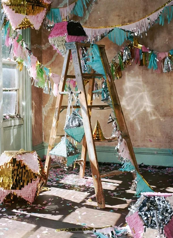 Confetti system deals tassel garland