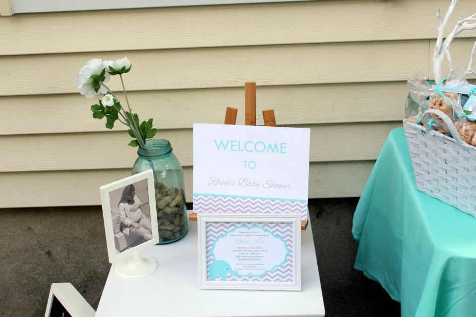 Modern Chevron Elephant Baby Shower Project Nursery   575792 3767854608025 1779623159 N 