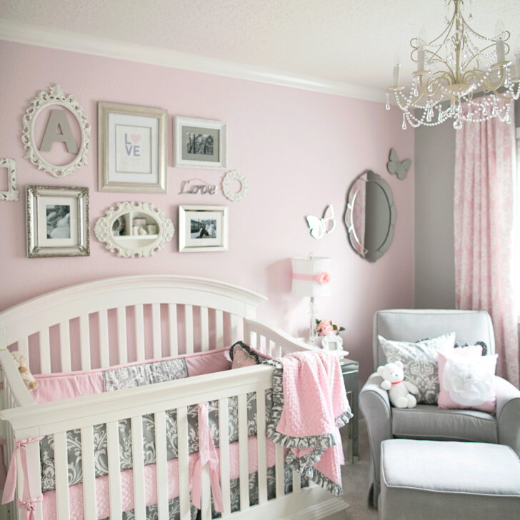 Pink store baby bedroom