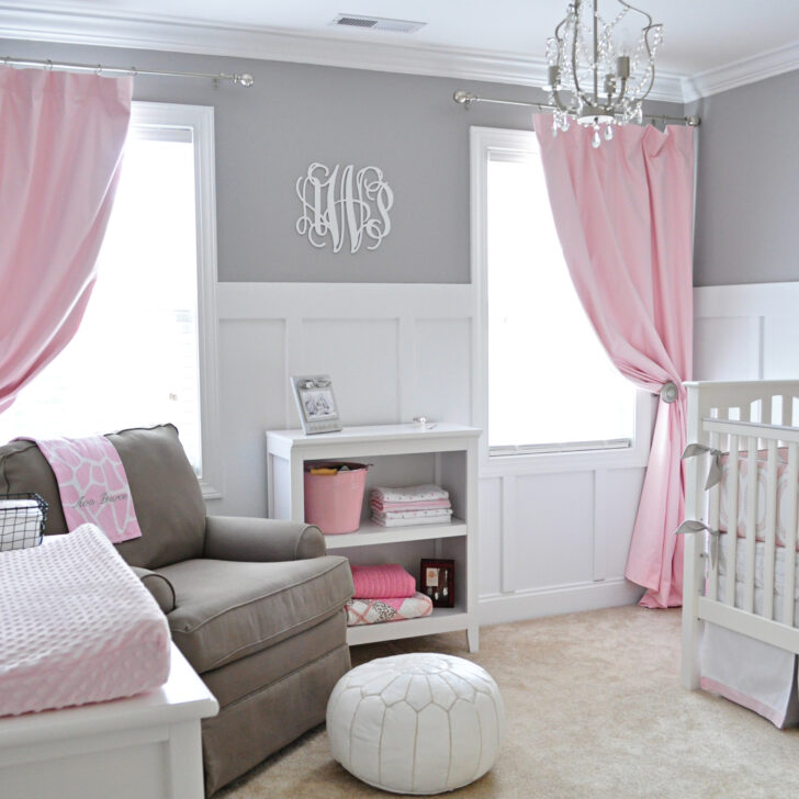 Gray and Pink Nursery