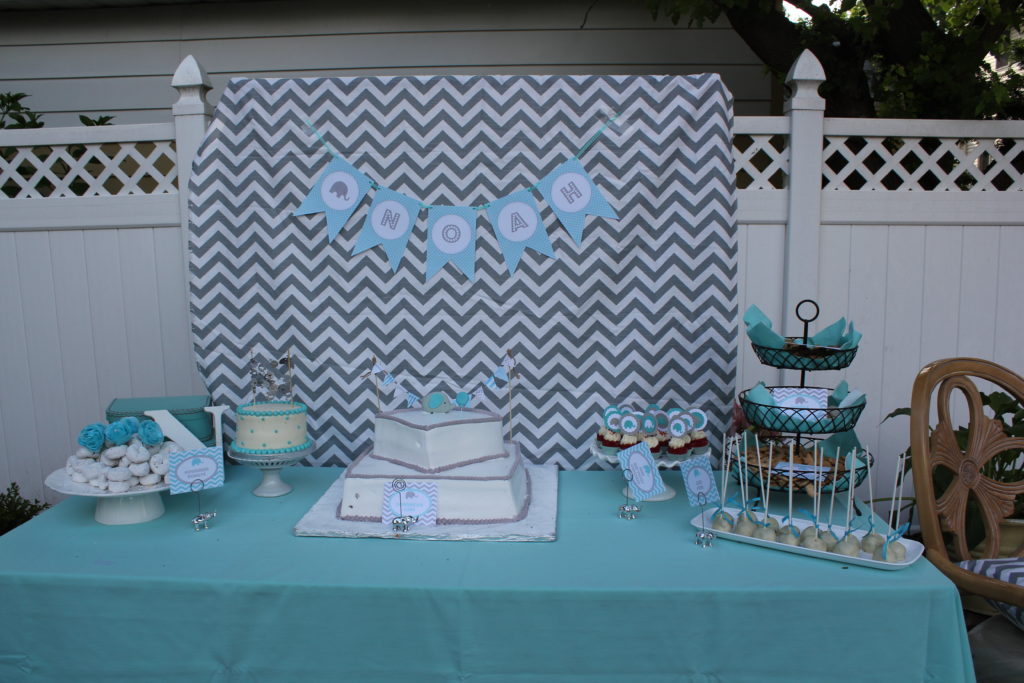 Modern Chevron Elephant Baby Shower - Project Nursery