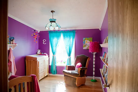 Purple and Turquoise Nursery - Project Nursery