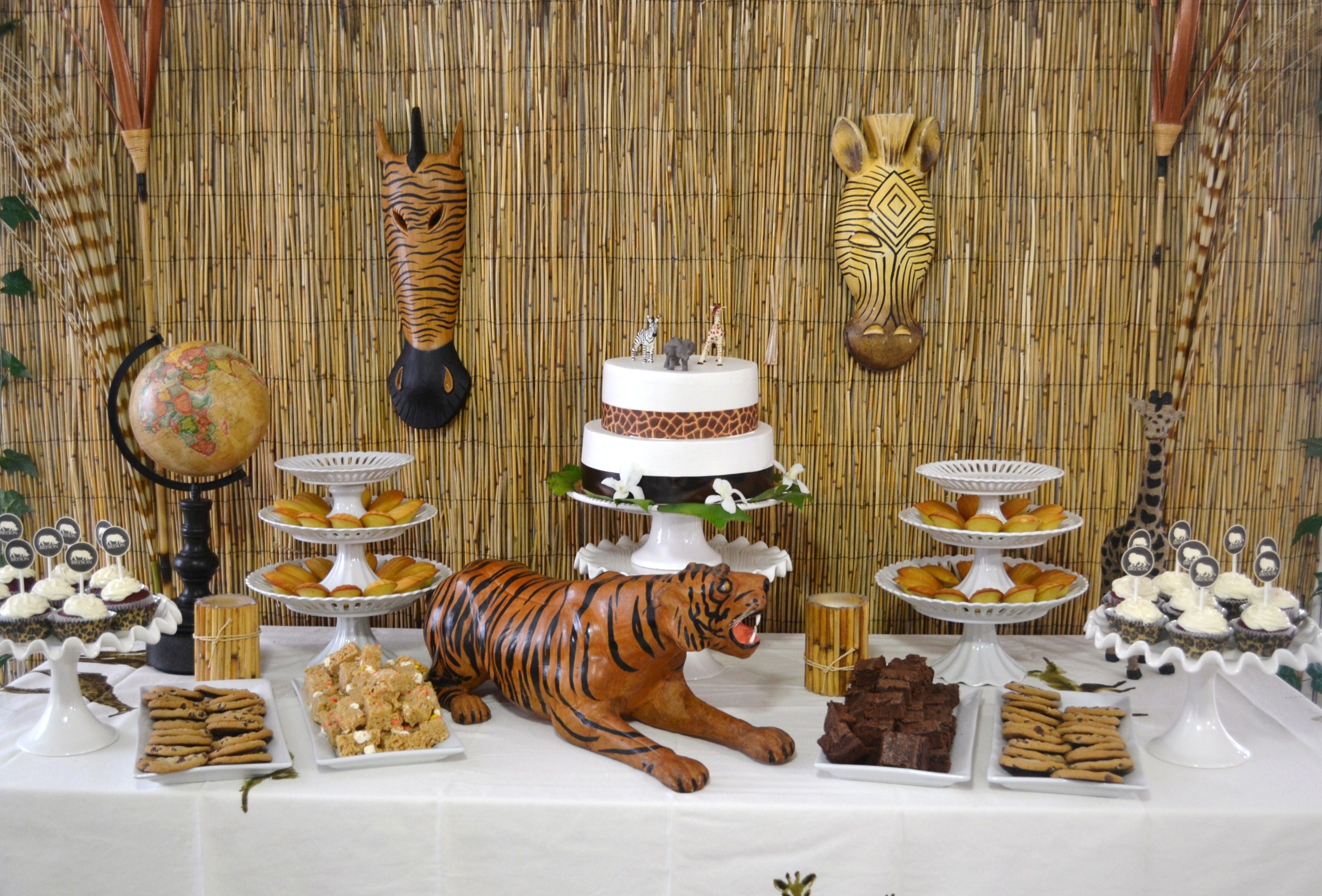 safari theme shower