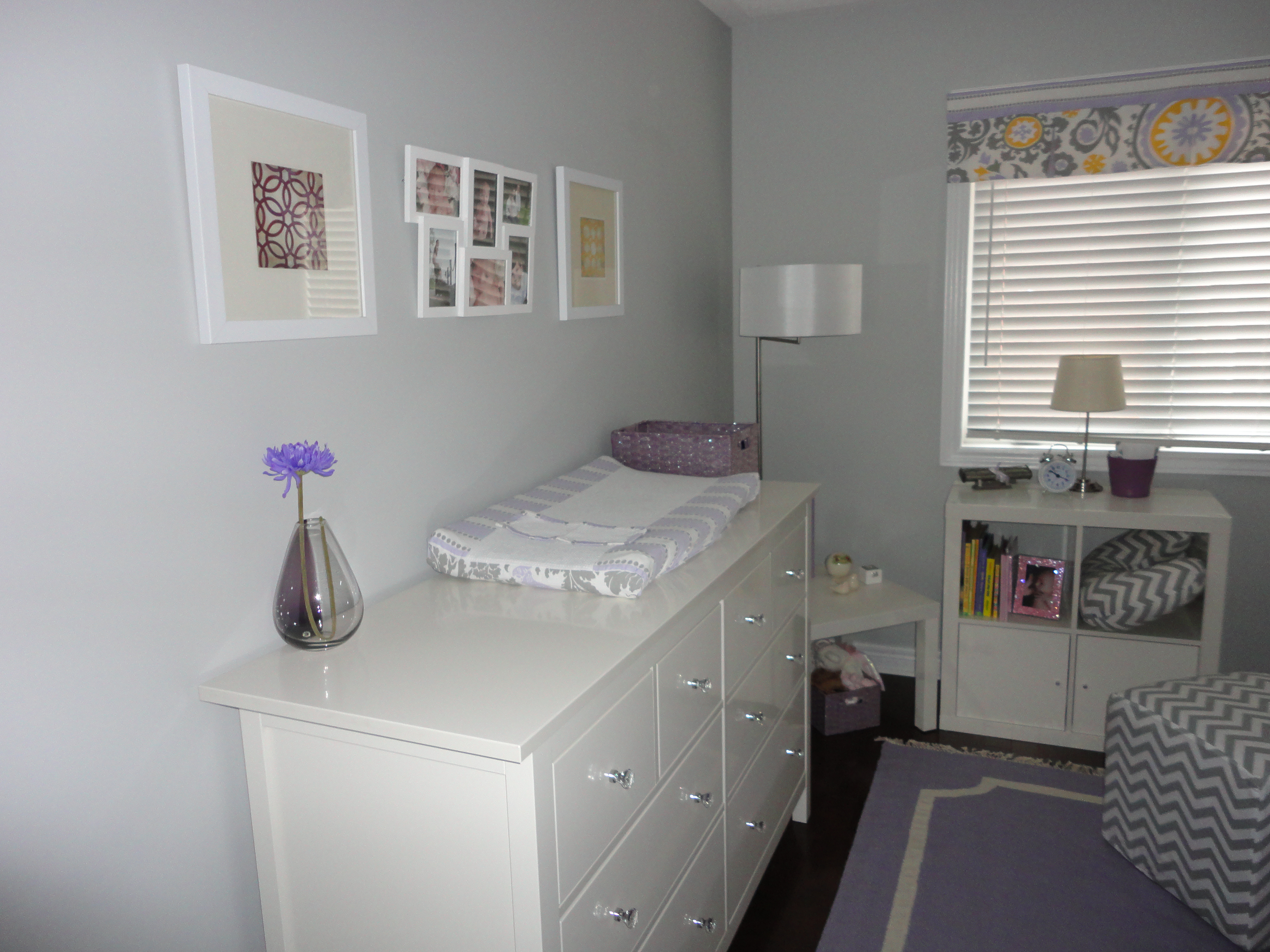 Lavender Geo Nursery Storage