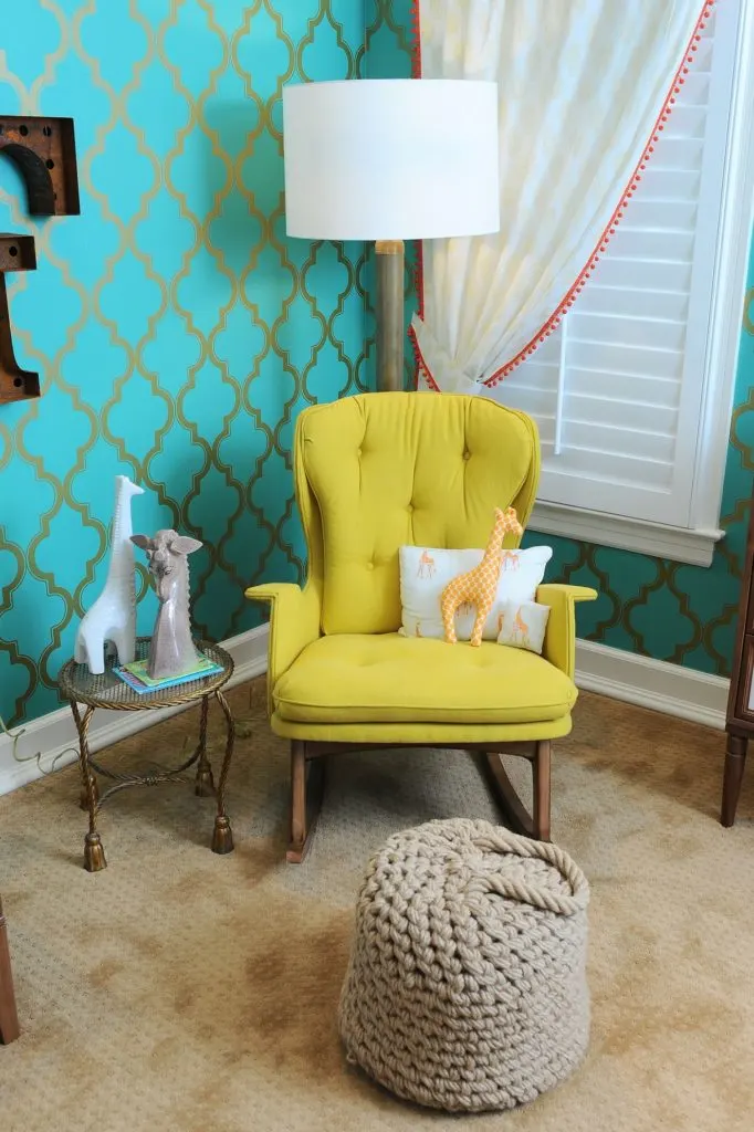 Tori Spelling's Giraffe-Themed Boy's Nursery