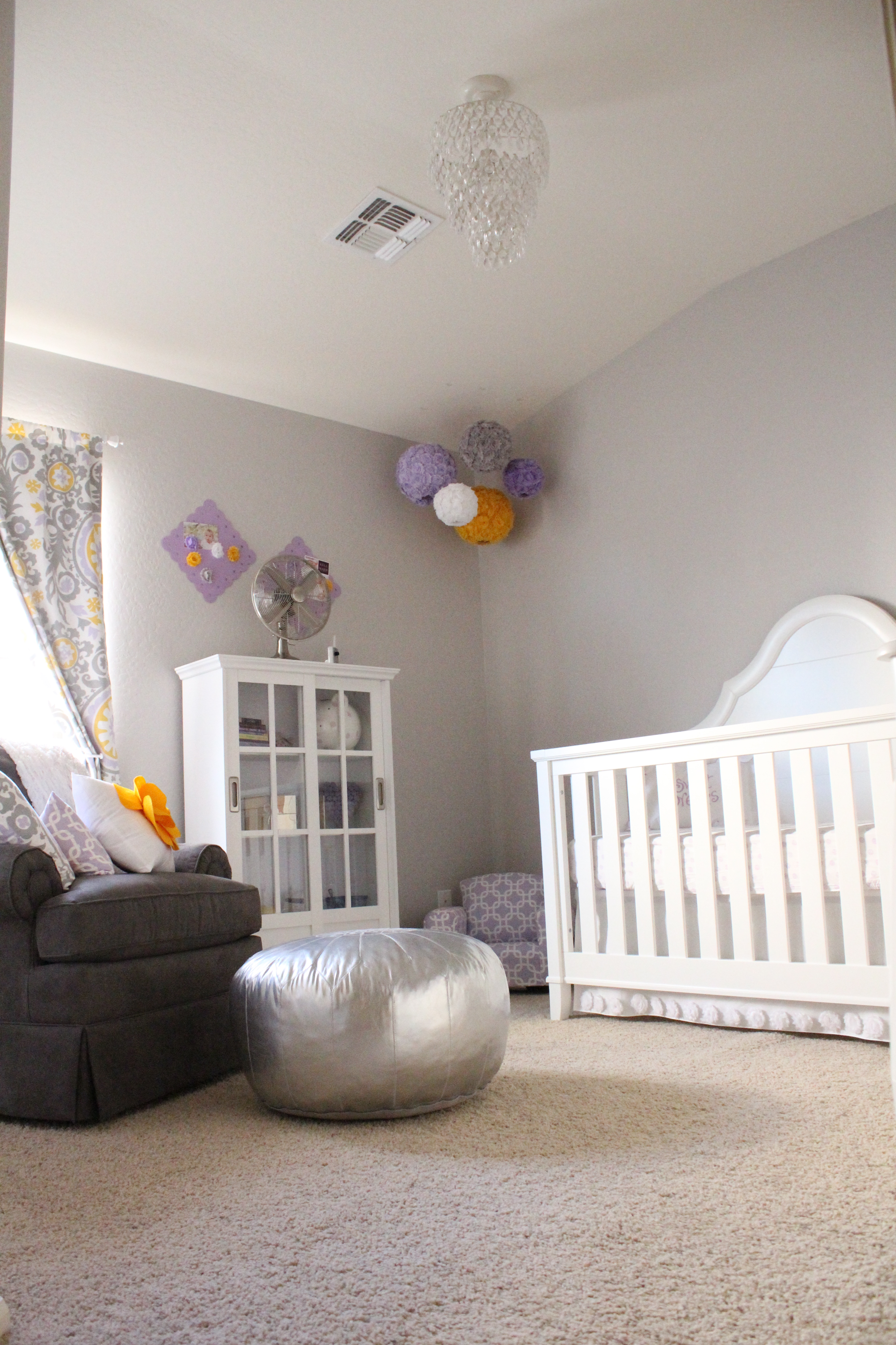 Lilac  Gray  Yellow Nursery Project Nursery