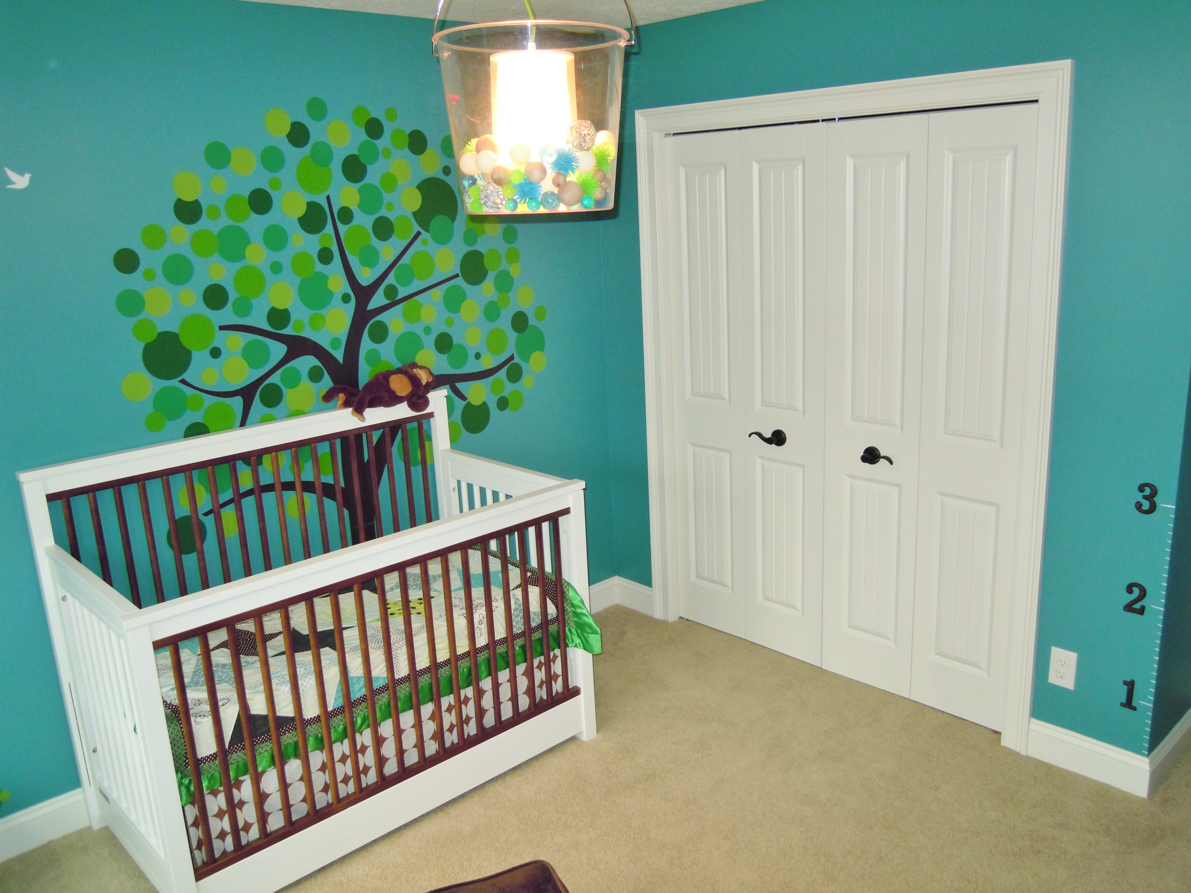 Boy Treetop Nursery Room View