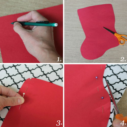 DIY Felt Stocking with a Free Sewing Pattern • Heather Handmade