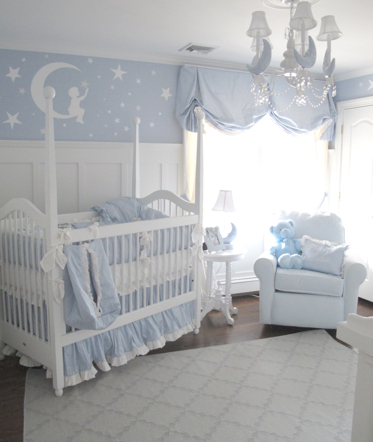 moon and stars baby bedding