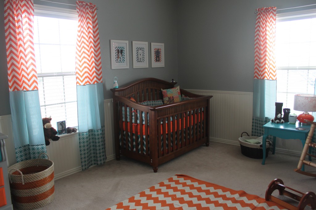 Orange And Teal Nursery Project Nursery