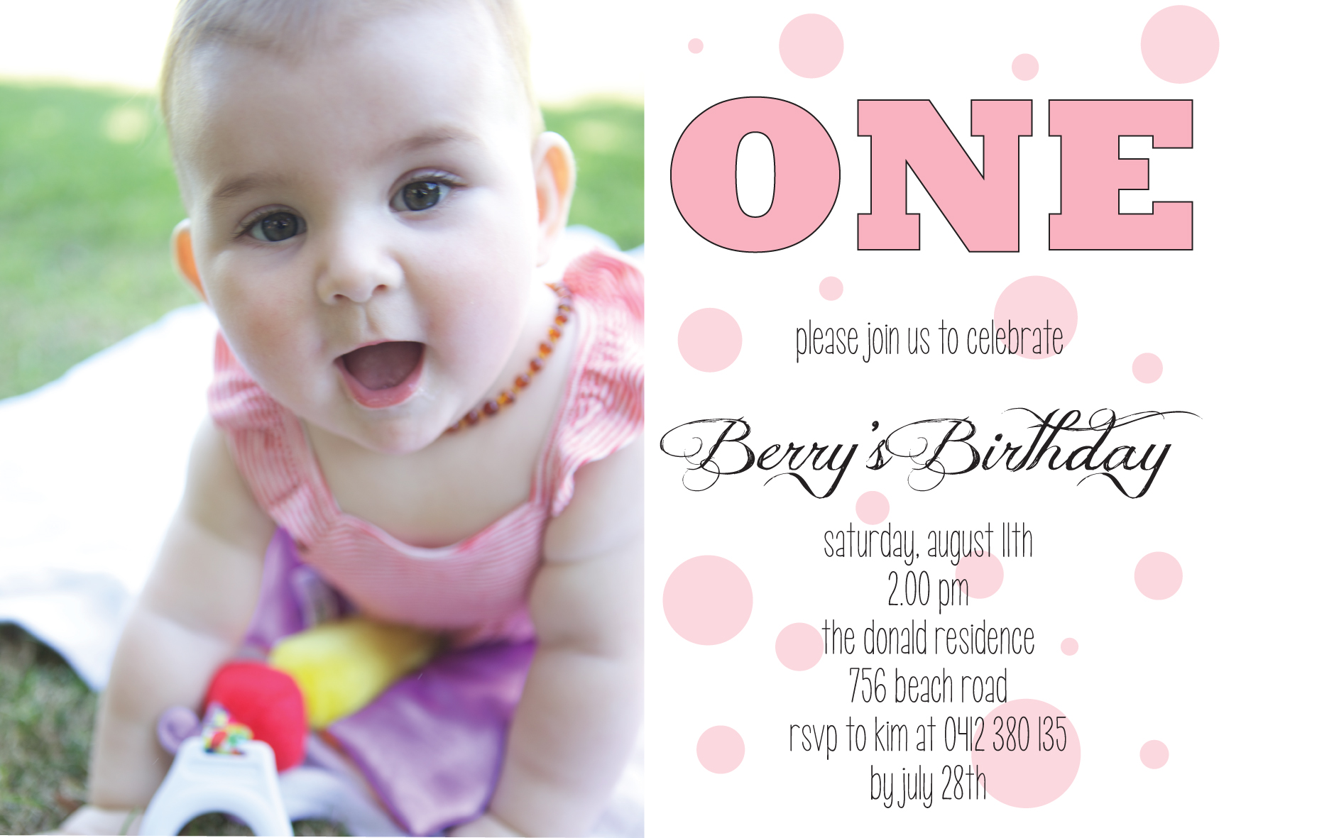 Berry's First Birthday - Project Nursery