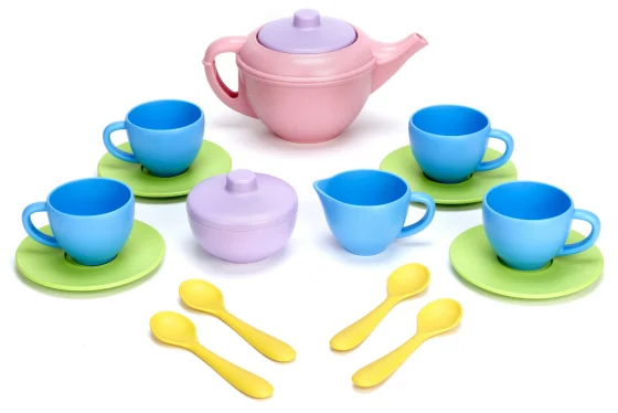 Tea Set Made Out of Recycled Plastic