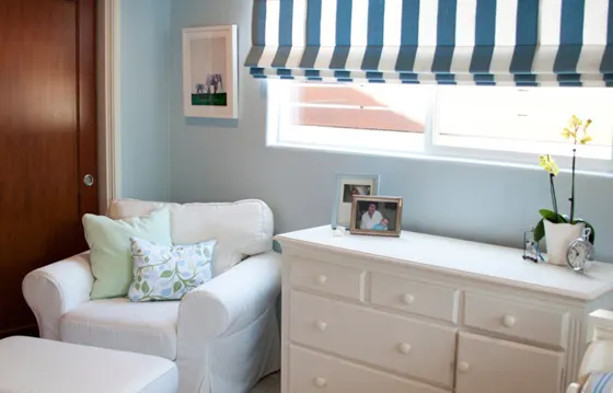 Boy's Blue and Green Toddler Room