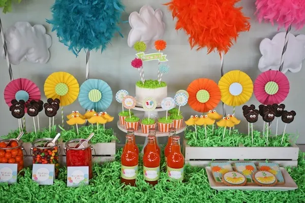 The Lorax Candy Table