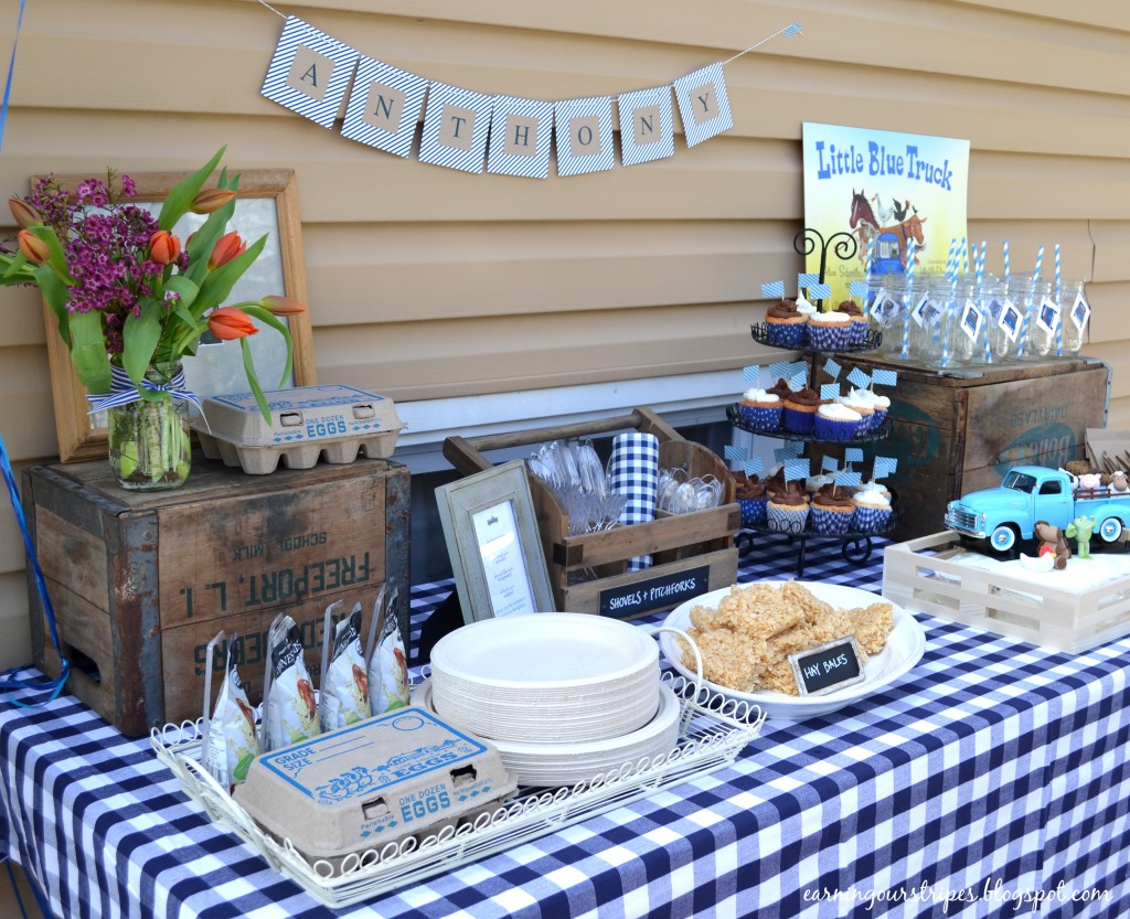 Little Blue  Truck Birthday Party  Project Nursery