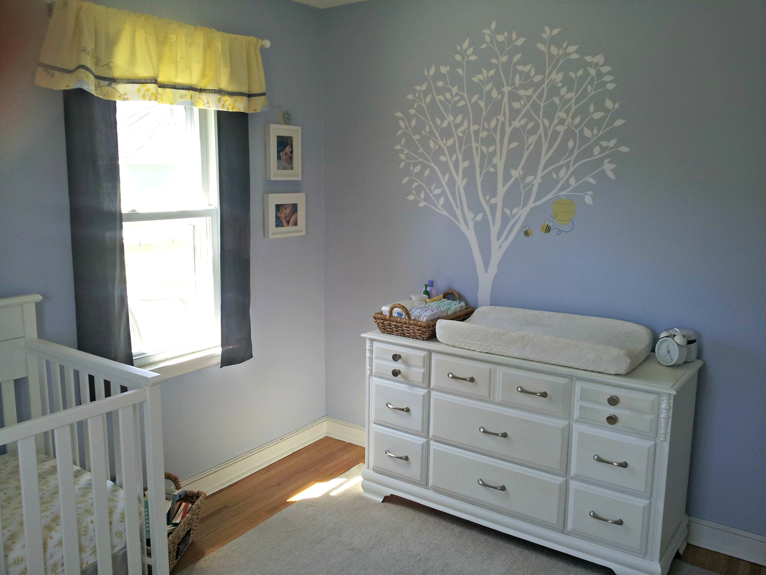 Keegan's Blue Bumble Bee Nursery - Project Nursery