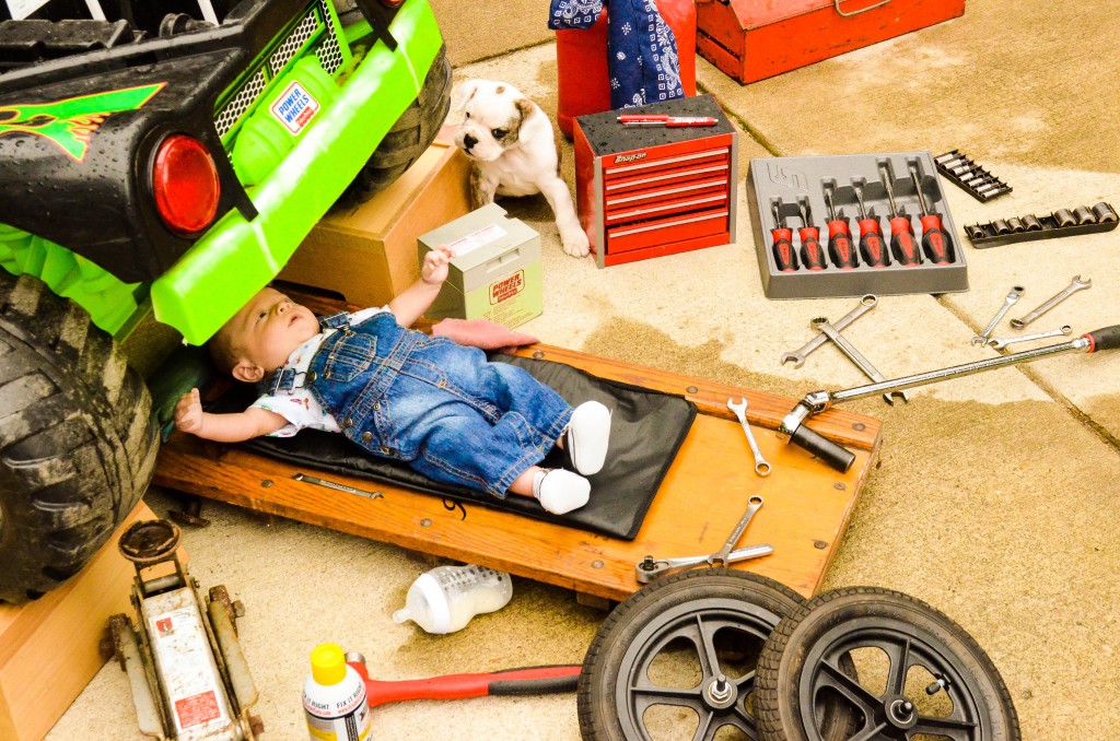 Fathers Day DIY: Baby Mechanic Tool Frame - Project Nursery