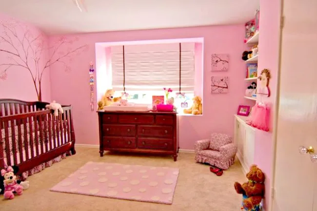 Pink and Brown Nursery