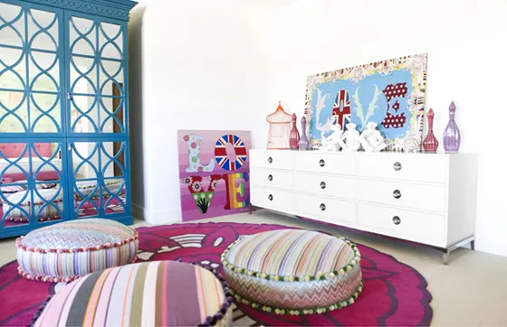 Bright and Bold Kids Room