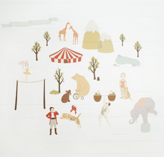 Circus Theme Wall Decal