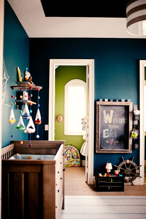 boys teal bedroom