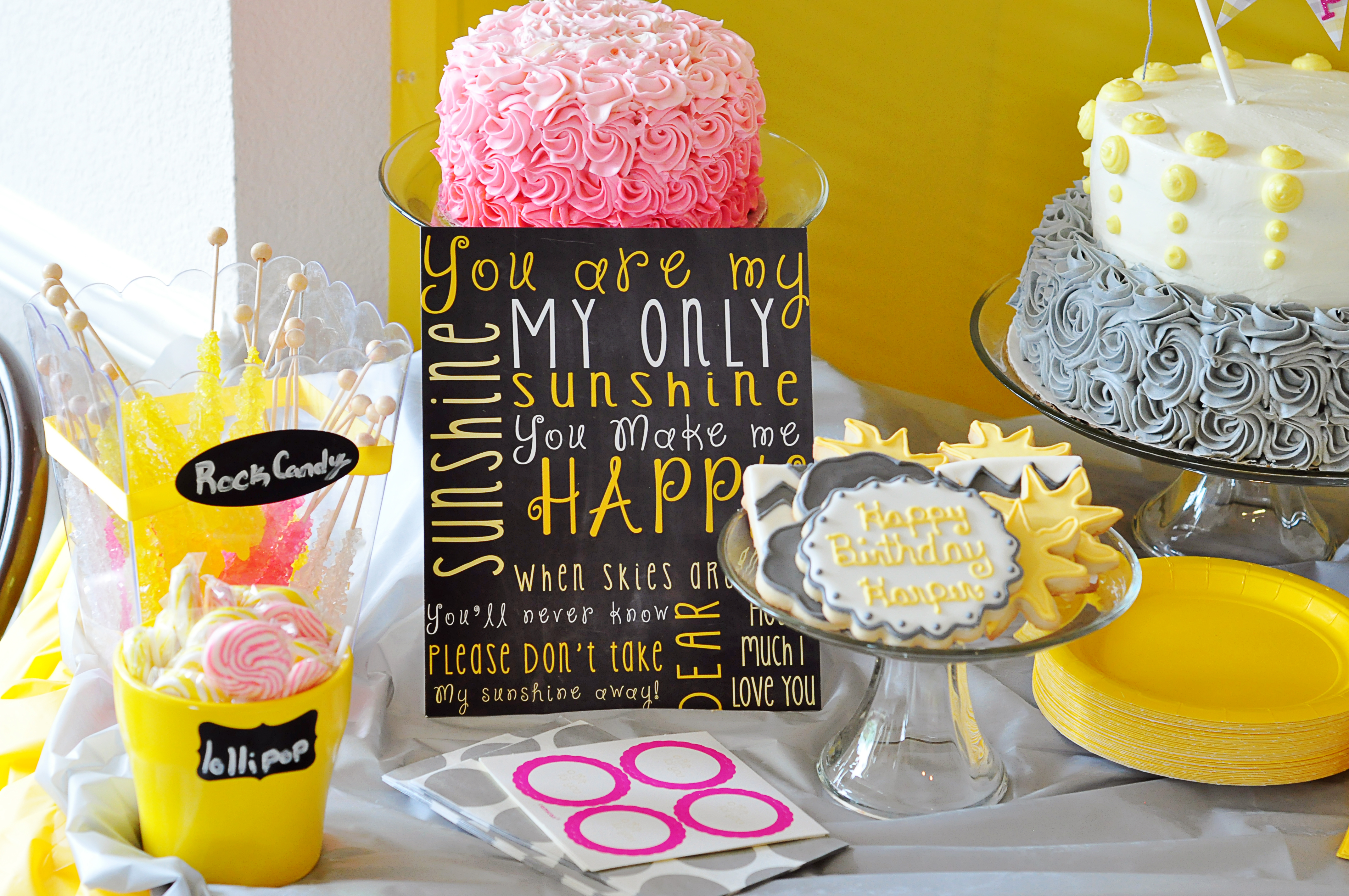 You Are My Sunshine Cake Smash and Some Behind the Scenes Images ·  KristeenMarie Photography
