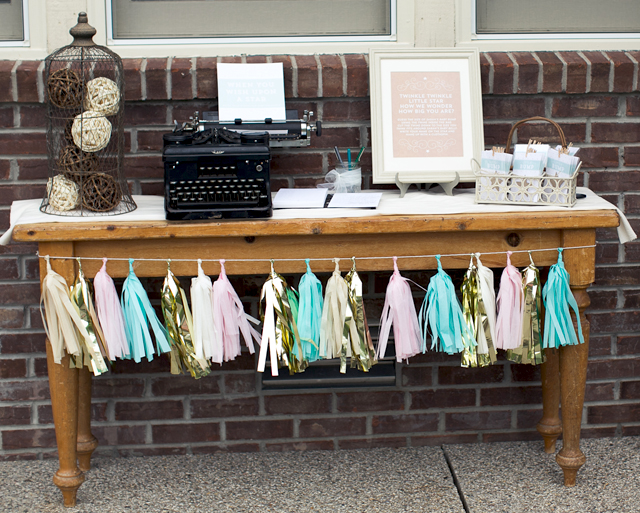 Twinkle Twinkle Little Star Shower- Activity Table