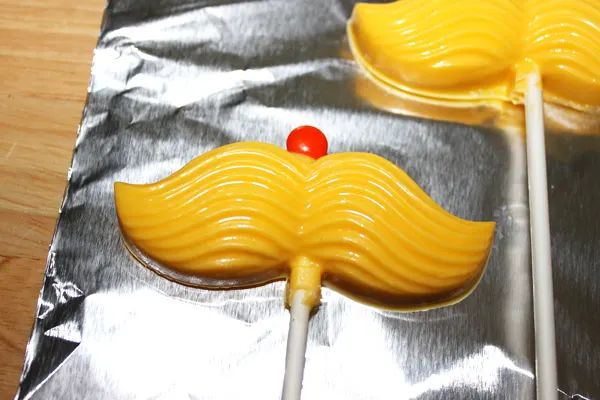 Lorax Theme Birthday Party - Mustache Lollipops