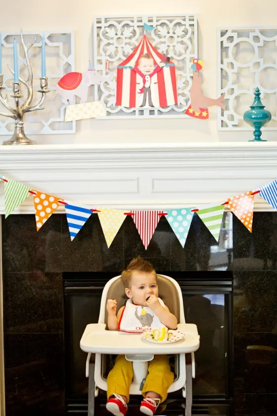 Circus Birthday Party Chair