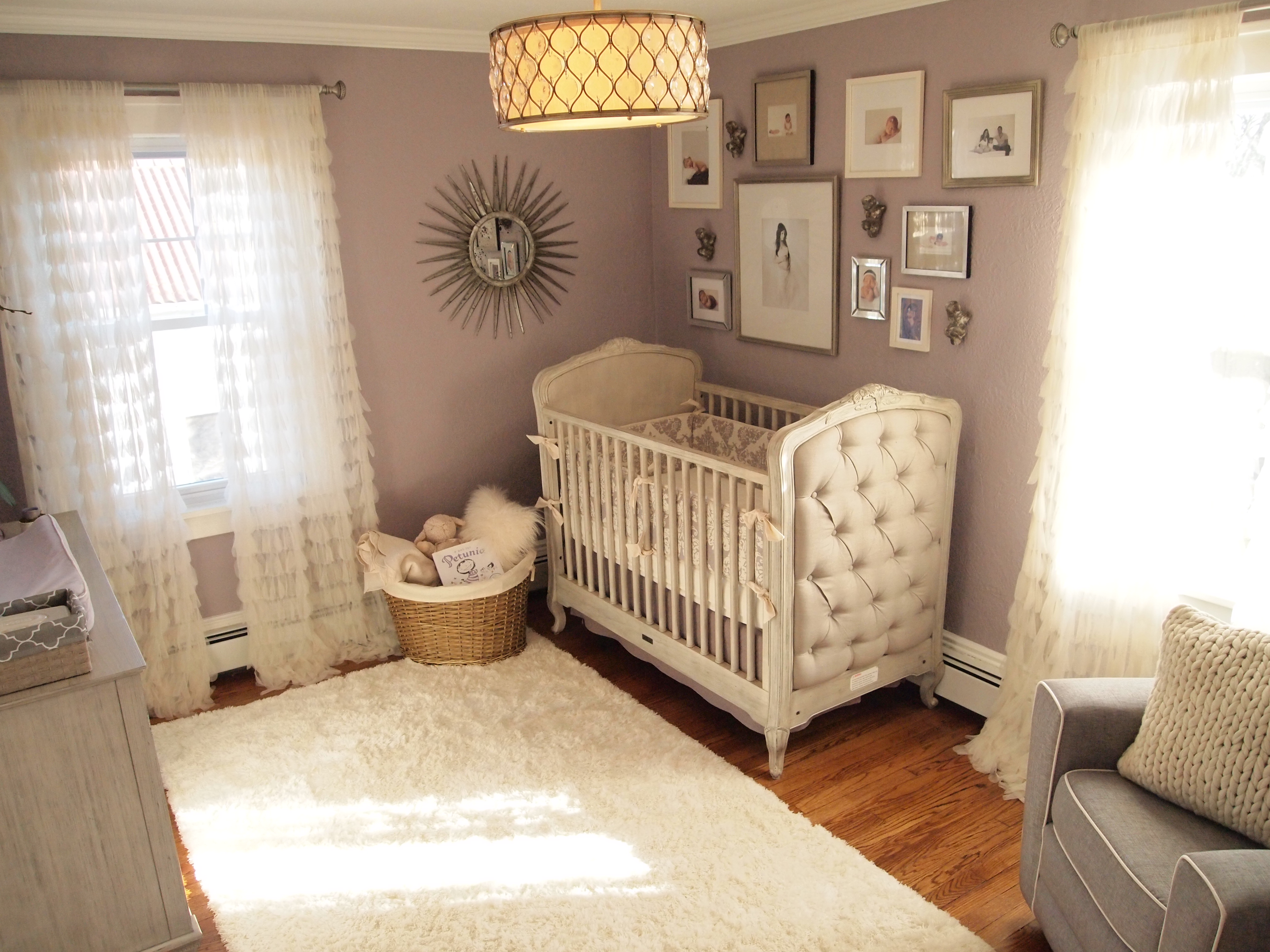 Mila's Purple/Gray Modern Glamour - Project Nursery