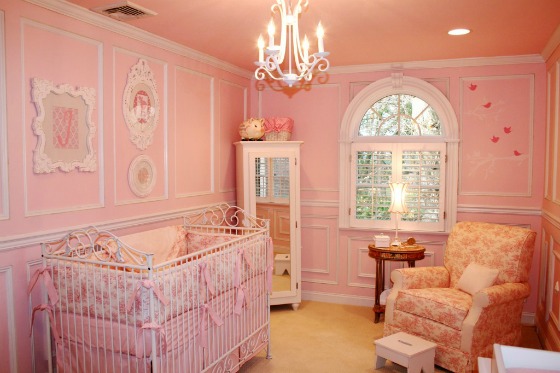 Pink Toile Shabby Chic Nursery