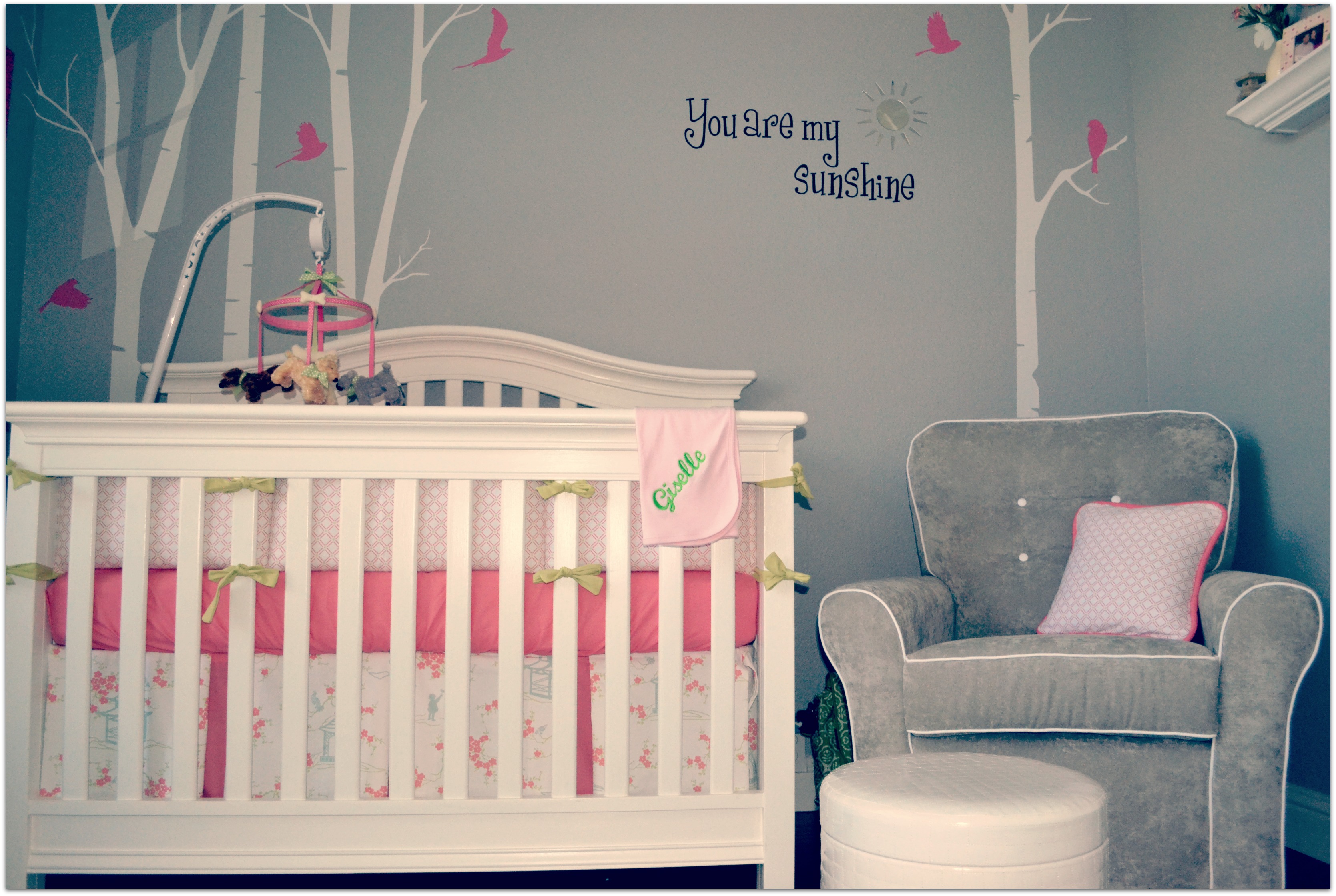 Pink and Gray Nursery 3