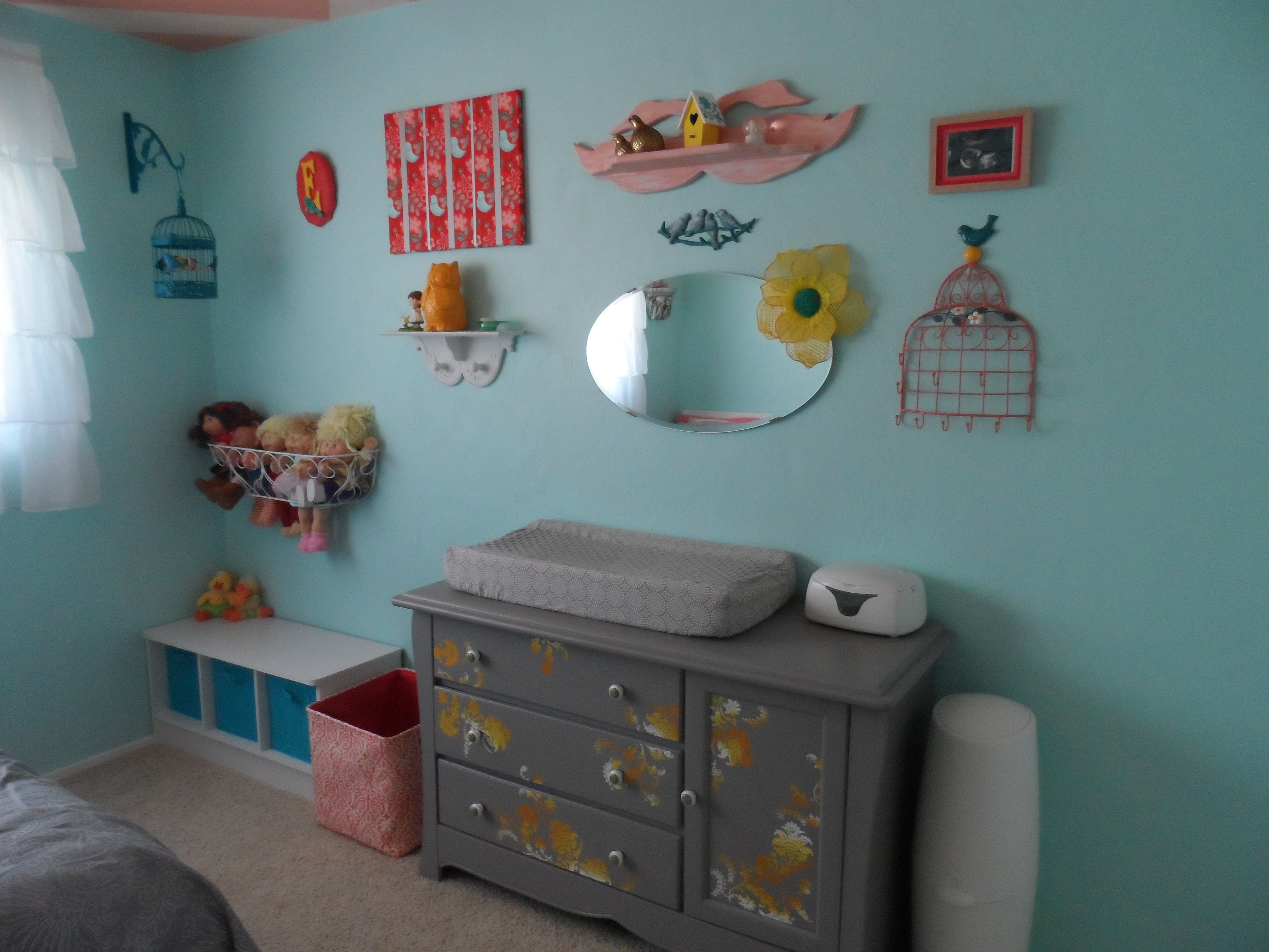 Chevron Ceiling Nursery