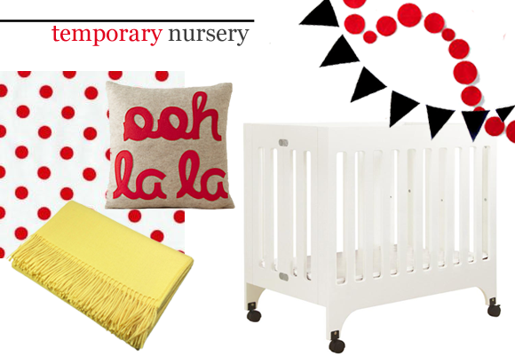 Temporary Nursery Design Board