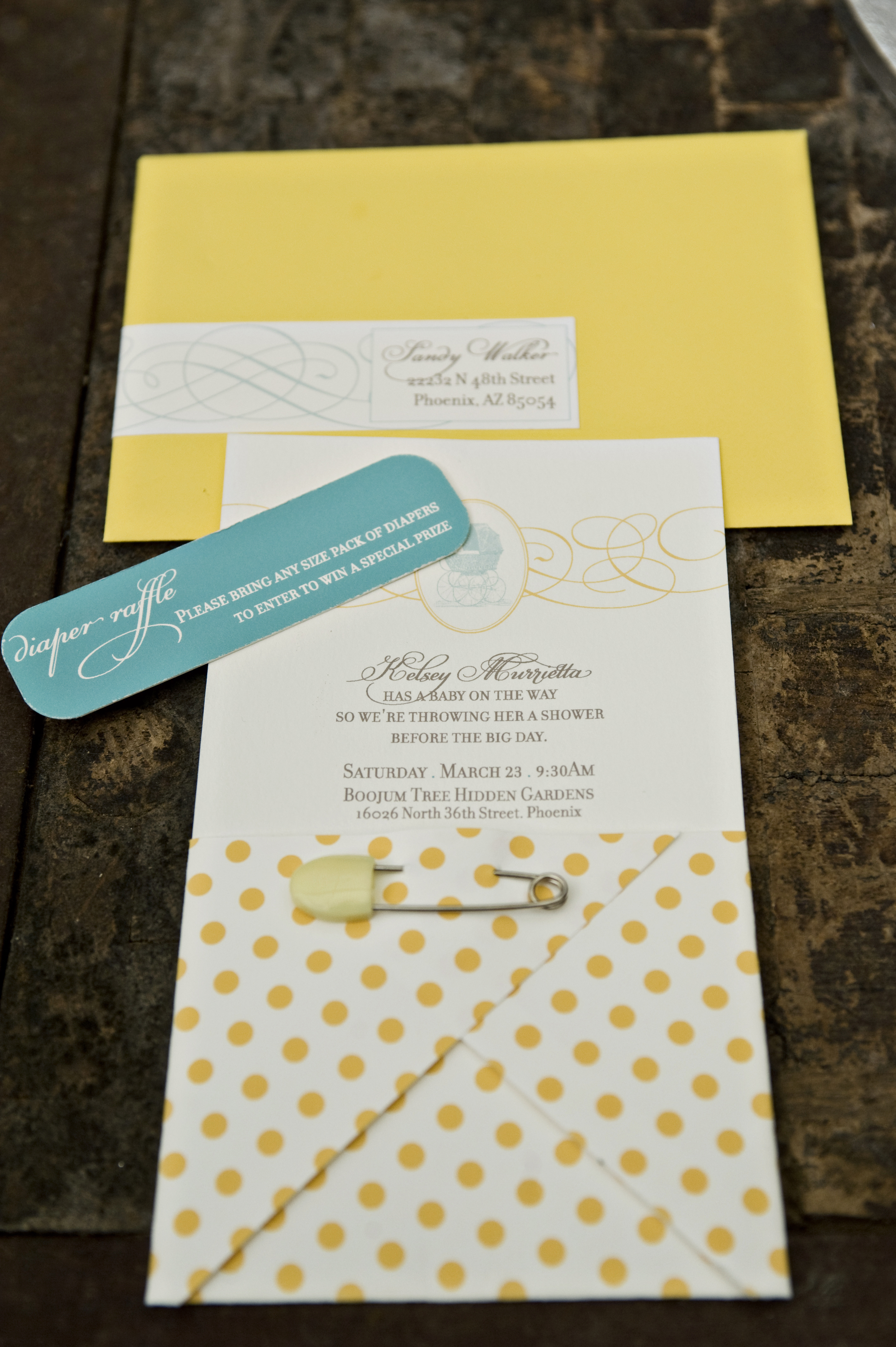 Gender Neutral Baby Shower Invitation