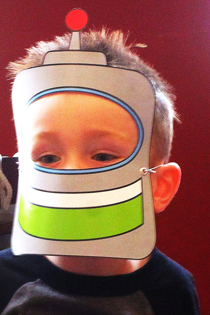 Blastoff Brothers Shared Birthday Party Space Mask