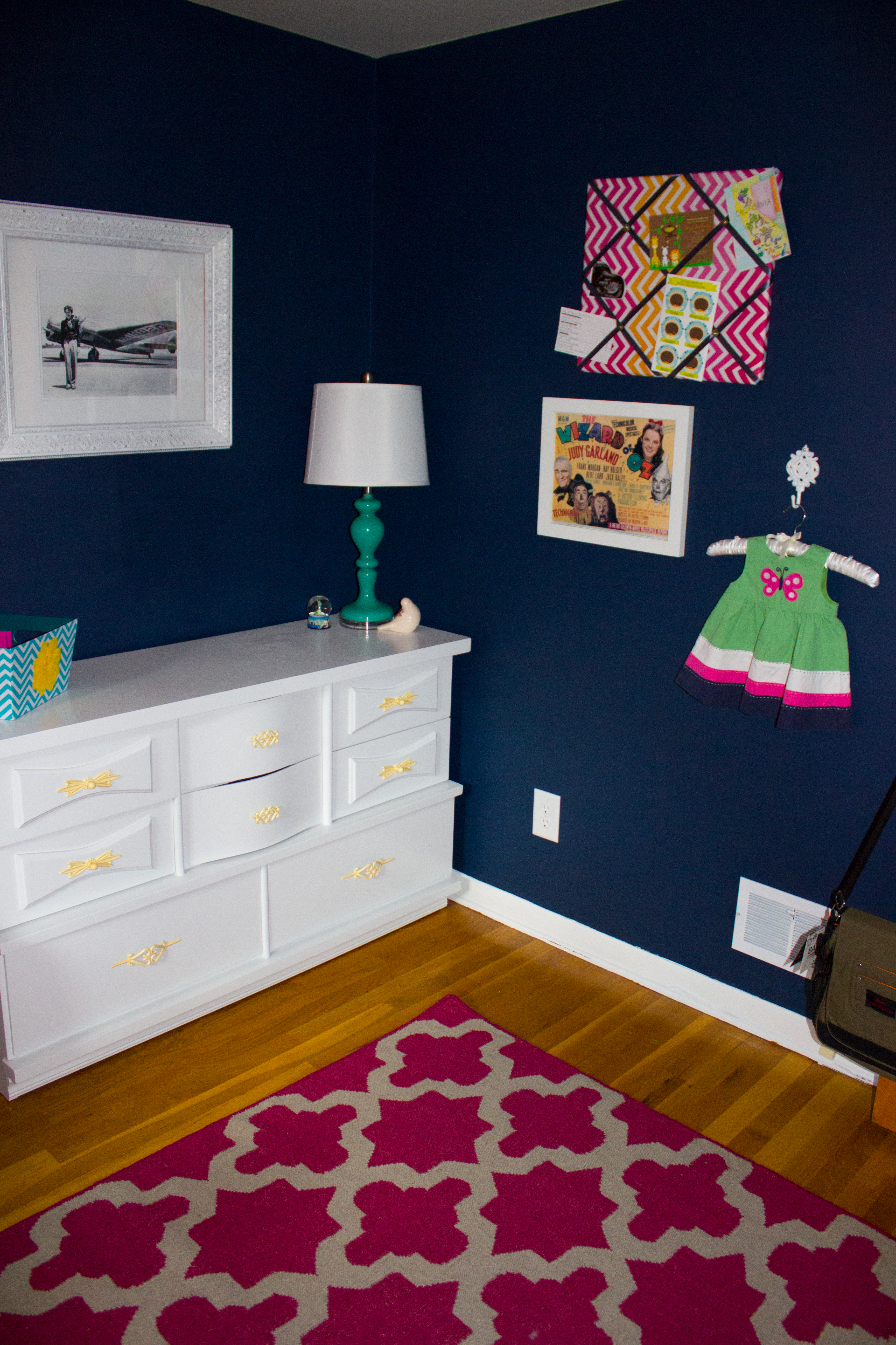 Cozy and Colorful Girl Nursery Dresser