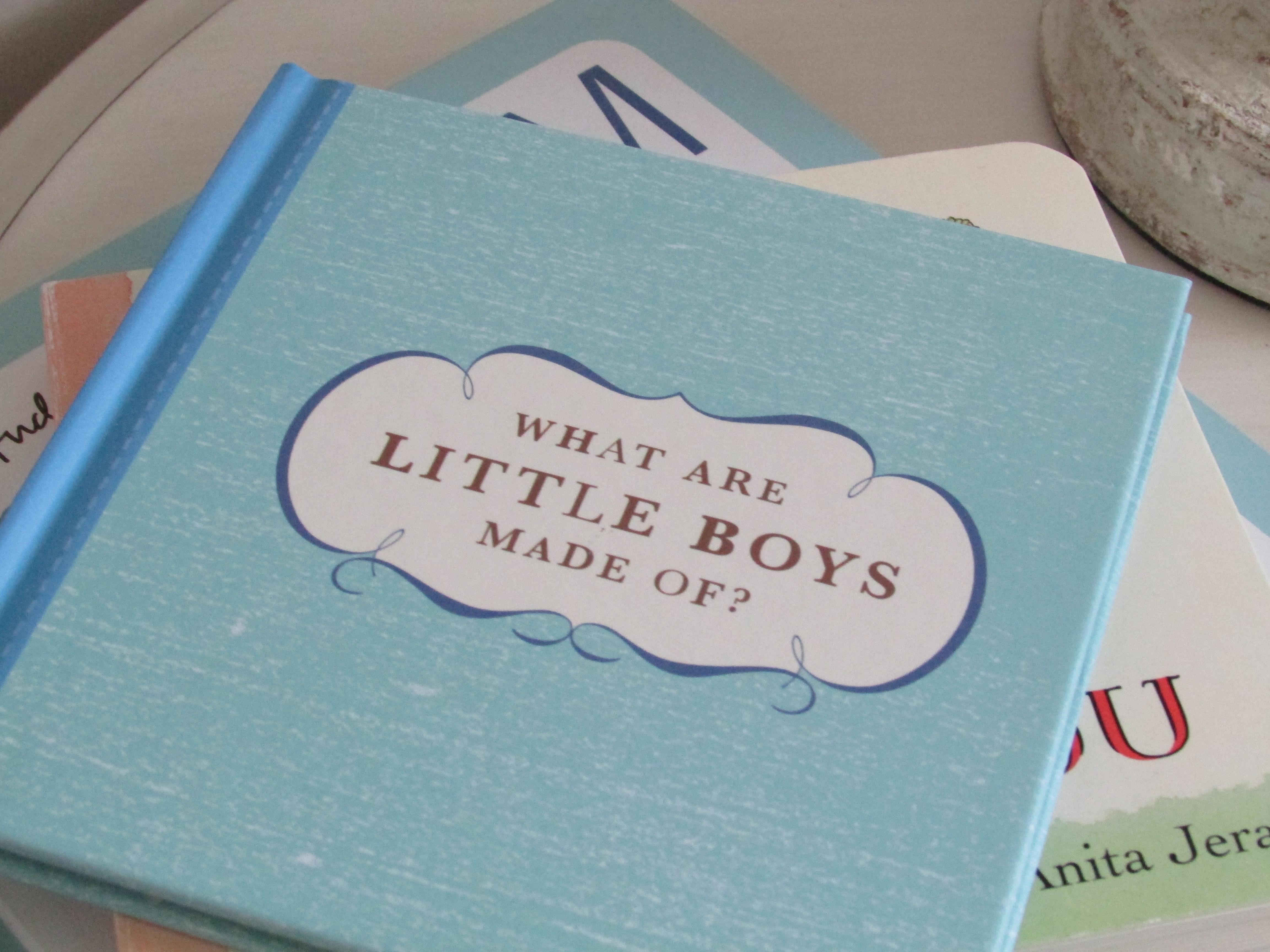 Gray Baby Boy Nursery Little Boys Book