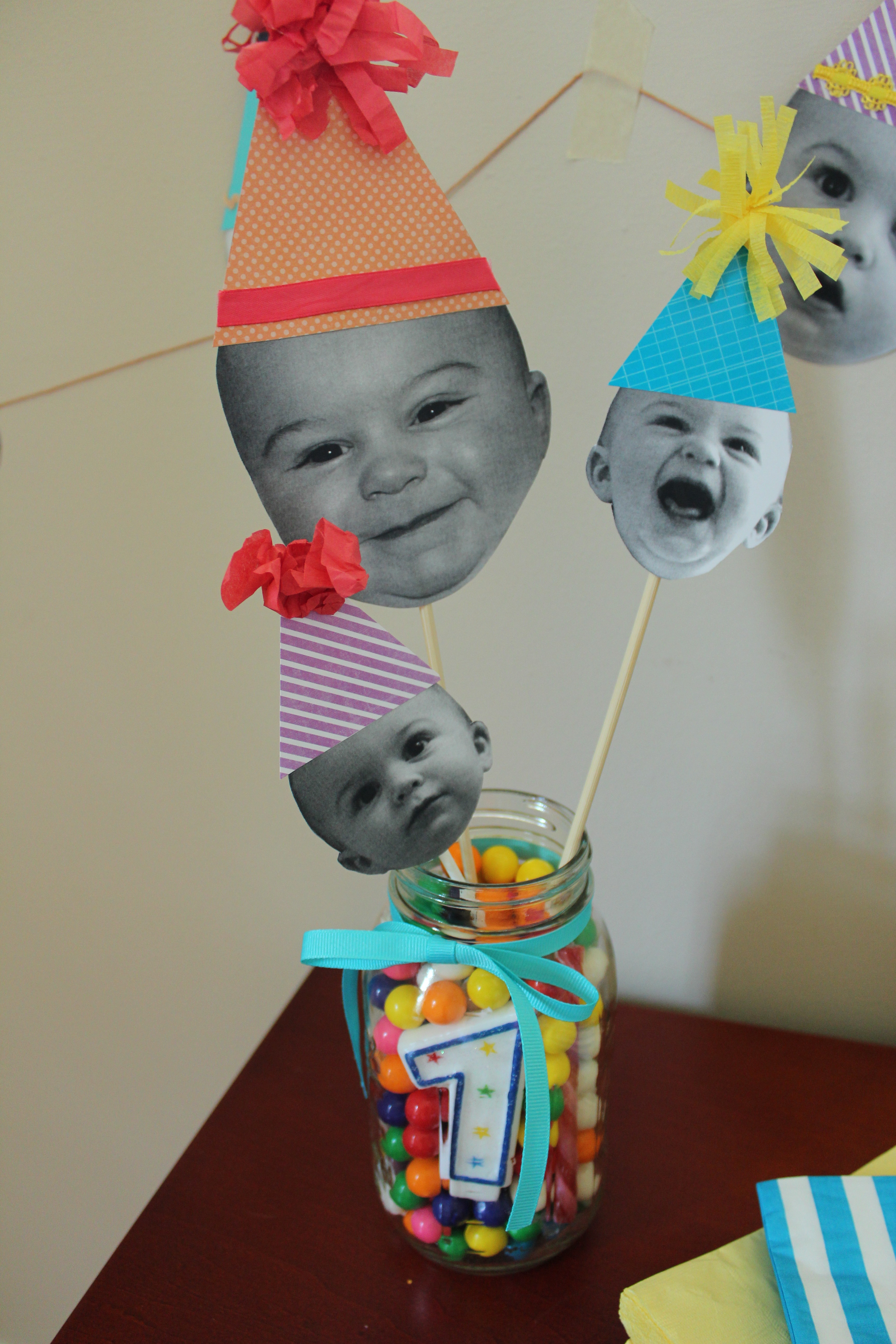 Themeless Birthday Party Face Cutouts