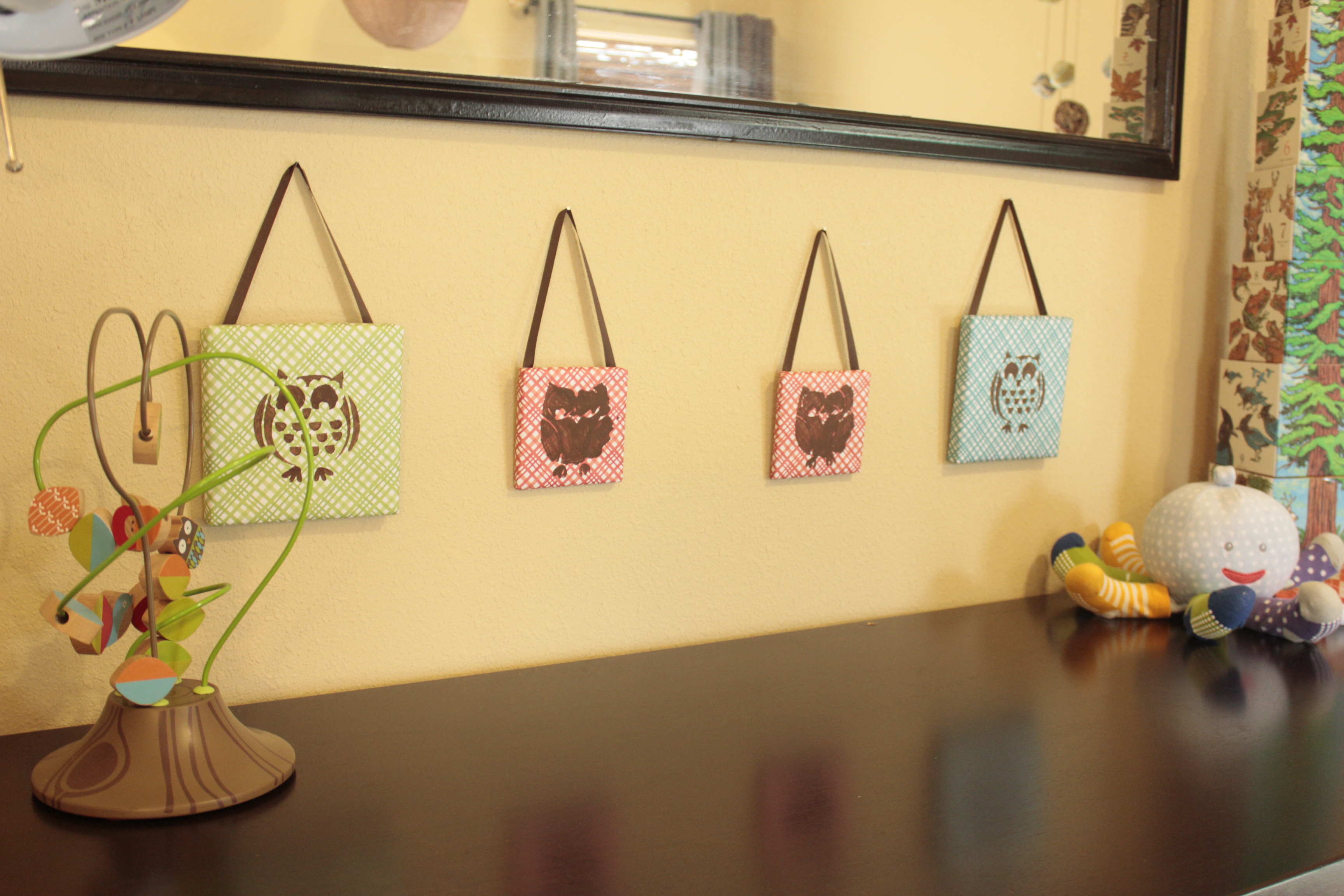 Boy Owl Nursery Hooks