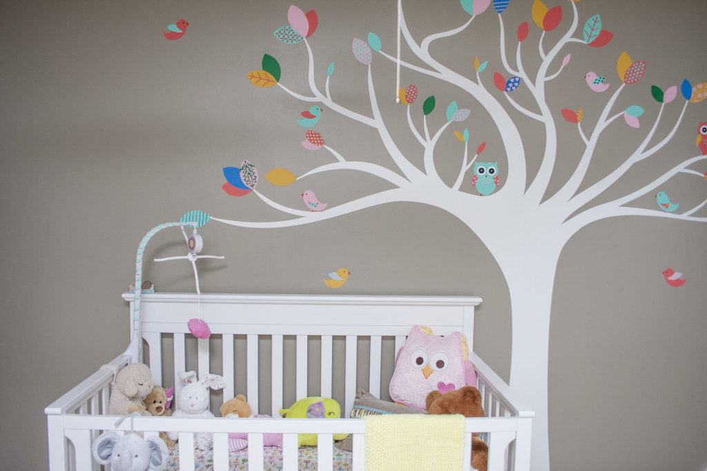 Girl Nest Nursery Tree Decal